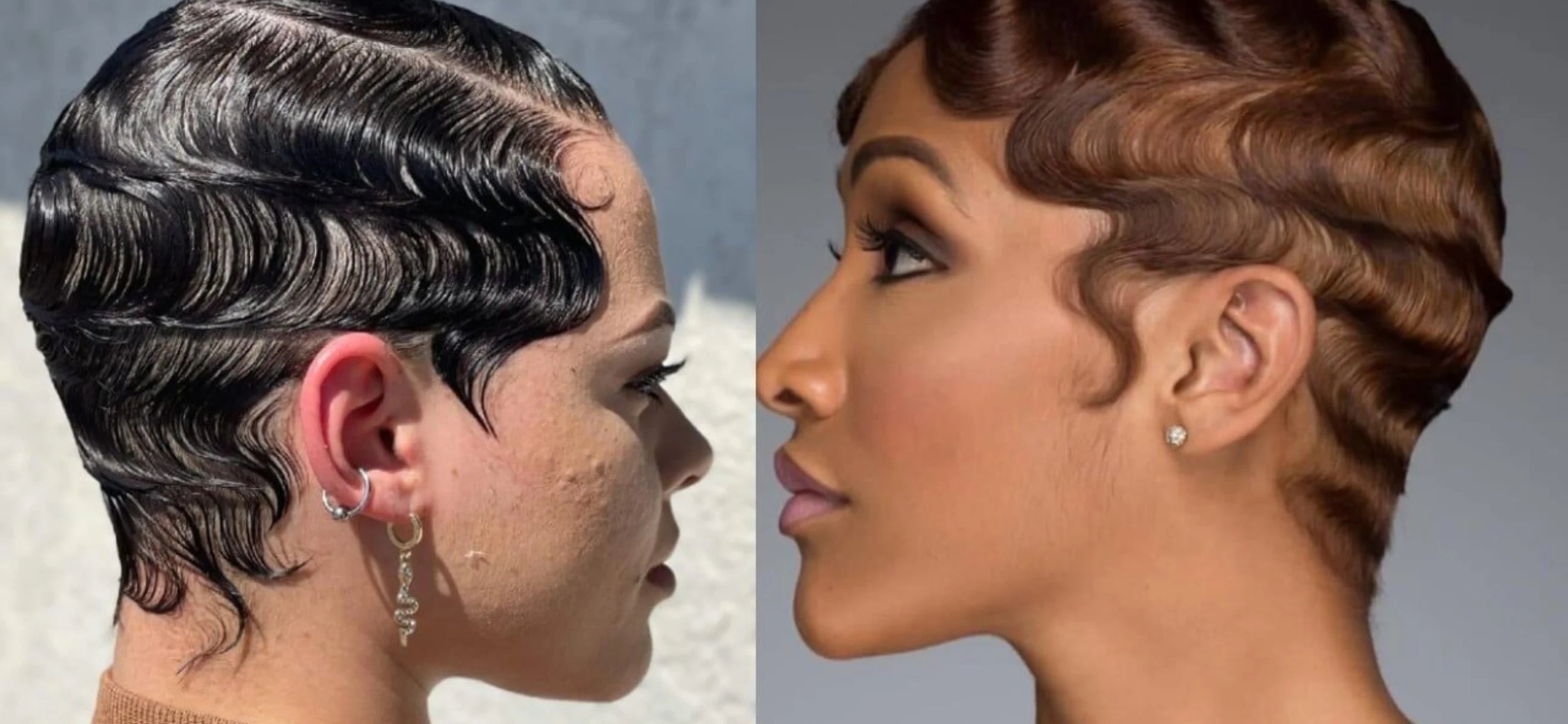 Finger wave curls online