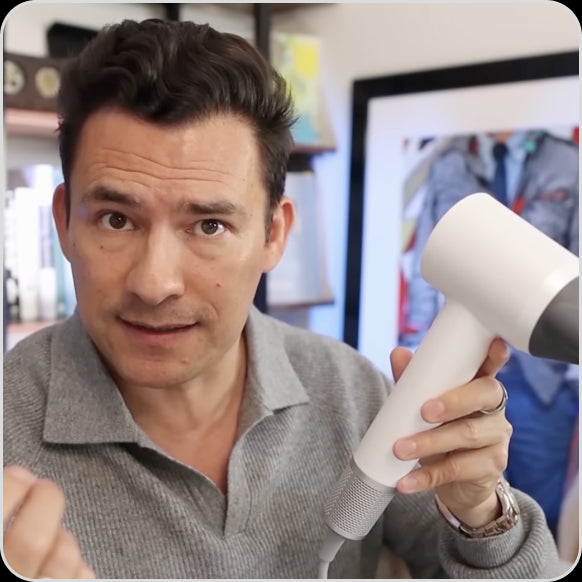 Style men's hair with the best hair dryer