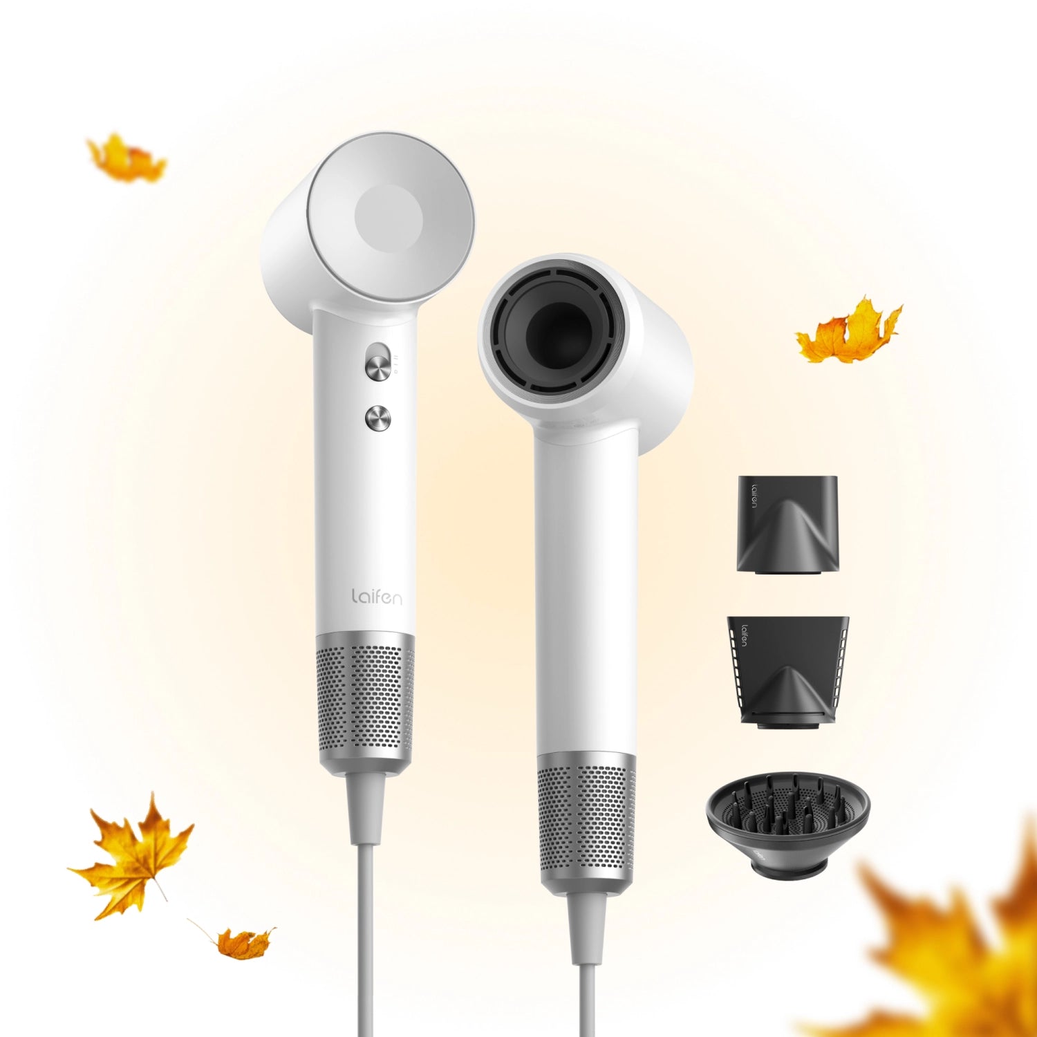 Fall sale – Laifen Special Professional all-in-one hair dryer in white